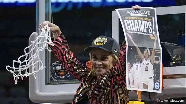 LSU's Mulkey talks 'timing' as national champs return home