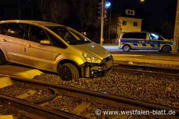 Betrunkener Mann aus Bielefeld landet im Gleisbett