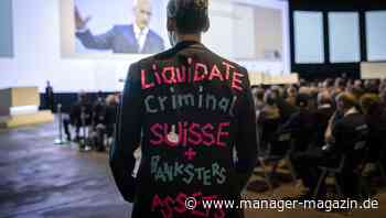Credit Suisse: Proteststurm der Aktionäre zur Hauptversammlung, Axel Lehmann wiedergewählt