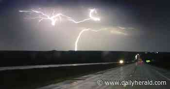 Severe thunderstorms possible today with potential for damaging hail