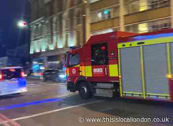 Gainsborough Avenue: Ilford flat fire sees man in hospital