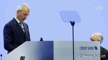 «Die Credit Suisse war nicht mehr zu retten», sagt Lehmann und stellt sich an der letzten GV dem Ärger der Aktionäre