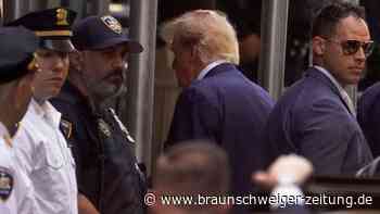 Trump zur Anklageverlesung in New York eingetroffen