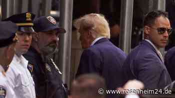 Trump zur Anklageverlesung in New York eingetroffen