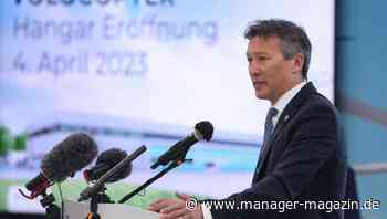 Volocopter: Flugtaxi-Start-up eröffnet Hangar in Bruchsal