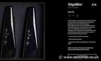 Elon Musk is selling Tesla beers for more than 30 DOLLARS a bottle