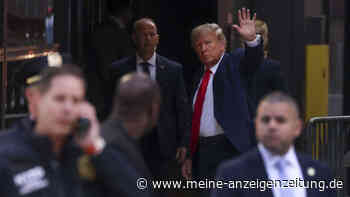 Trump bei Gerichtshof in Manhattan eingetroffen - Anhänger demonstrieren gegen Anklage