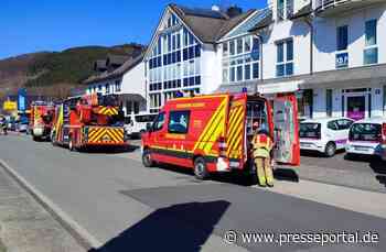 FF Olsberg: Feuer in Metallverarbeitendem Betrieb in Olsberg