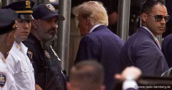 Trump zur Anklageverlesung in New York eingetroffen