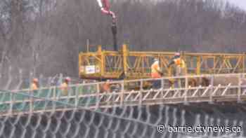 Construction on Anne Street bridge in Barrie enters new phase