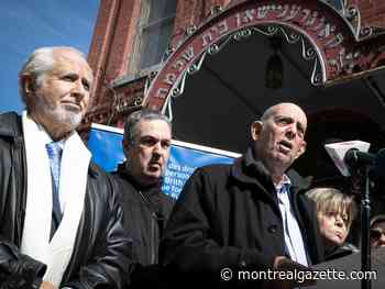 Ethnic, religious minorities denounce swastika vandalism at Montreal synagogue