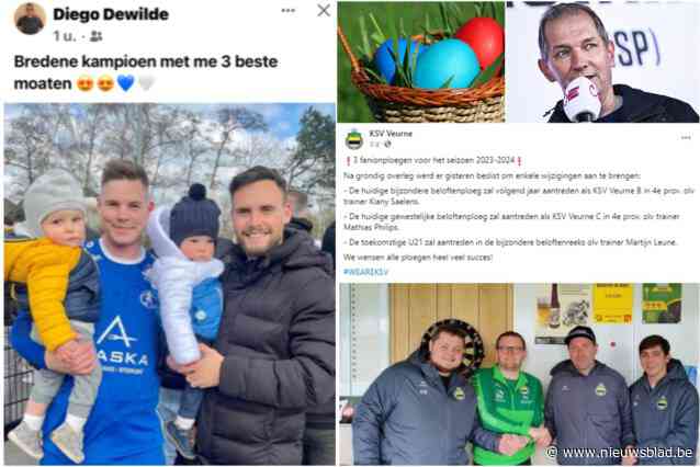 IN PROVINCIALE IS HET OOK PLEZANT. Karl Vannieuwkerke kan ons voetbal redden, Veurnse aprilgrap mist effect niet en een foto als bewijsstuk om thuis de vrede te bewaren