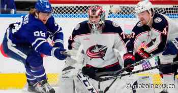 Aston-Reese scores twice, Leafs edge Blue Jackets
