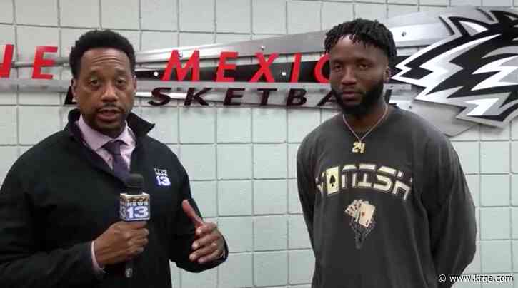 Former Lobo Morris Udeze is in Van Tate's Sports Office