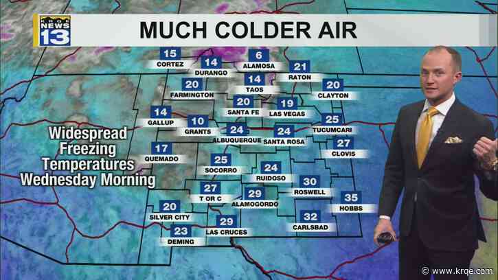 Freezing temperatures return tonight