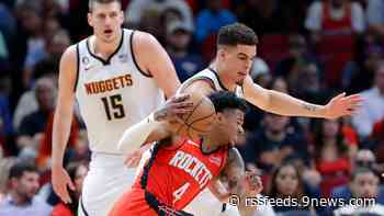Rockets prevent Nuggets from clinching West with 124-103 win