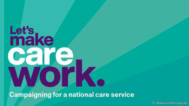UNISON launches its campaign for a National Care Service in England
