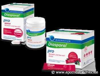 Magnesium Diasporal® Pro Muskeln und Nerven:  Ab April auch im praktischen Direktstick!