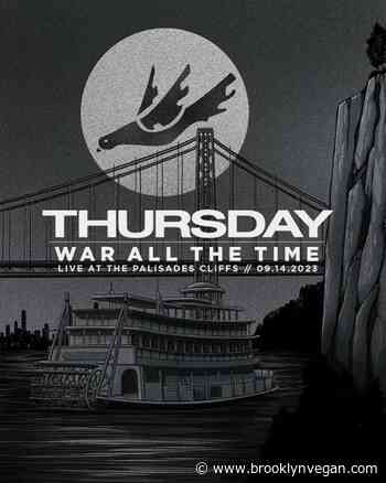 Thursday playing 'War All The Time' in full on a boat around NYC