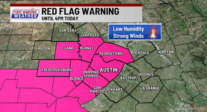 High fire danger follows early morning storms