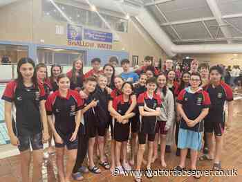 Watford Swimming Club three points behind Herts Major League lead