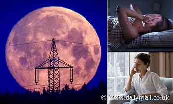 Pink Moon will peak this evening, but be warned - it could trigger sleep issues and even VIOLENCE 