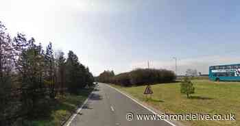 Cramlington man in court accused of driving his van with no tyre after drinking