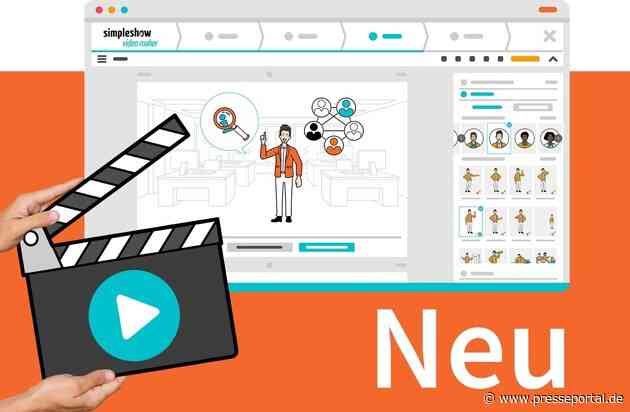 Das neue simpleshow motion Format - dynamische Animationen werden jetzt mit leistungsstarker KI automatisch zu simpleshow-Videos hinzugefügt