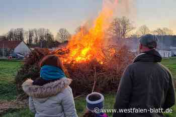 34 Osterfeuer werden im Altkreis Warburg entzündet