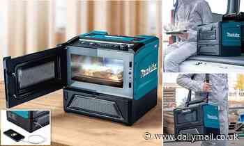 Now THAT'S what you call fast food! Cordless MICROWAVE lets you heat up meals on the go
