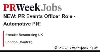 Premier Resourcing UK: NEW: PR Events Officer Role - Automotive PR!