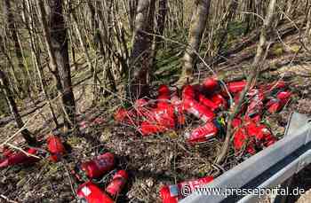 POL-Nordsaarland: Entsorgte Feuerlöscher im Wald