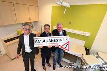 Ambulanzen im Kreis Paderborn werden bestreikt