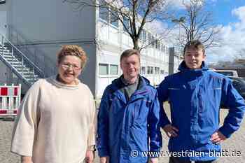 Container stehen für weitere Flüchtlinge in Steinhagen bereit