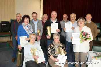 BSGS Warburg ehrt langjährige Mitglieder