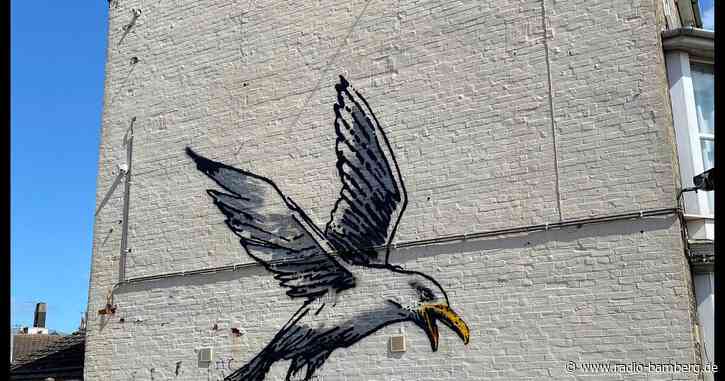 Mauerstück mit Banksy-Möwe in England abgebaut