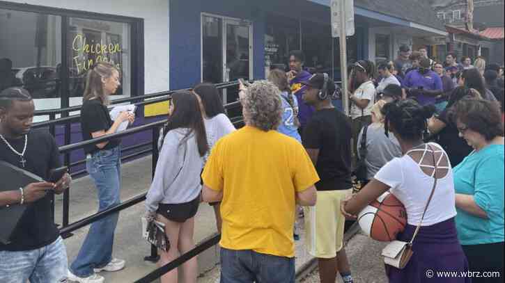LSU women's basketball stars taking over Raising Cane's for lunch Wednesday