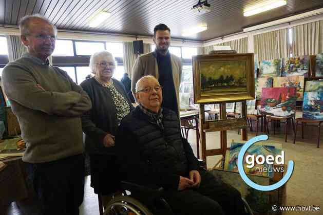 Peltse kunstschilder Adriaan Janssen verkoopt al zijn werken voor voor Sint-Oda