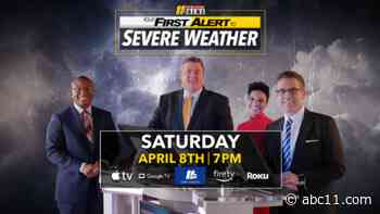 ABC11 special report 'First Alert to Severe Weather' to air Saturday