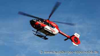 Vier Verletzte bei schwerem Unfall auf B312: Hubschrauber im Einsatz