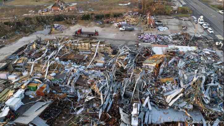 Ascension Parish volunteers collecting supplies for tornado victims in Mississippi