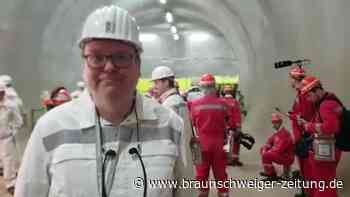 Landesumweltminister Christian Meyer besucht Schacht Konrad