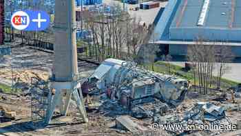 Trümmerteil von Kraftwerks-Sprengung in Kiel: Zufall rettet Familie das Leben