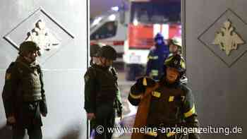 Feuer in Putins Kriegsministerium in Moskau: Dunkle Rauchschwaden aus drittem Stock