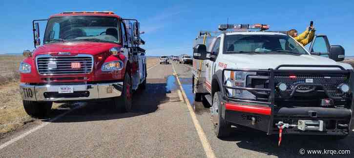 Crews contain 200 acre grass fire east of Moriarty