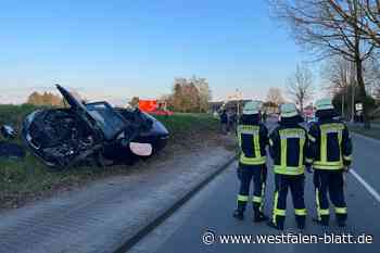 Vier Verletzte bei schwerem Unfall in Bielefeld