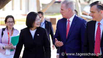 USA-Reise trotz Warnungen aus China: Taiwans Präsidentin in Kalifornien
