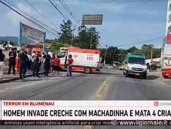 Strage all’asilo nido, 4 bambini uccisi a colpi d’ascia: choc in Brasile