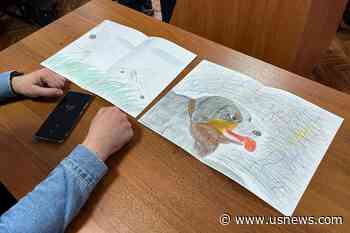 Russian Girl Who Drew Antiwar Sketch Leaves Orphanage
