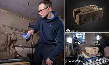 Roman numerals are found on the Stone of Destiny ahead of the King's coronation